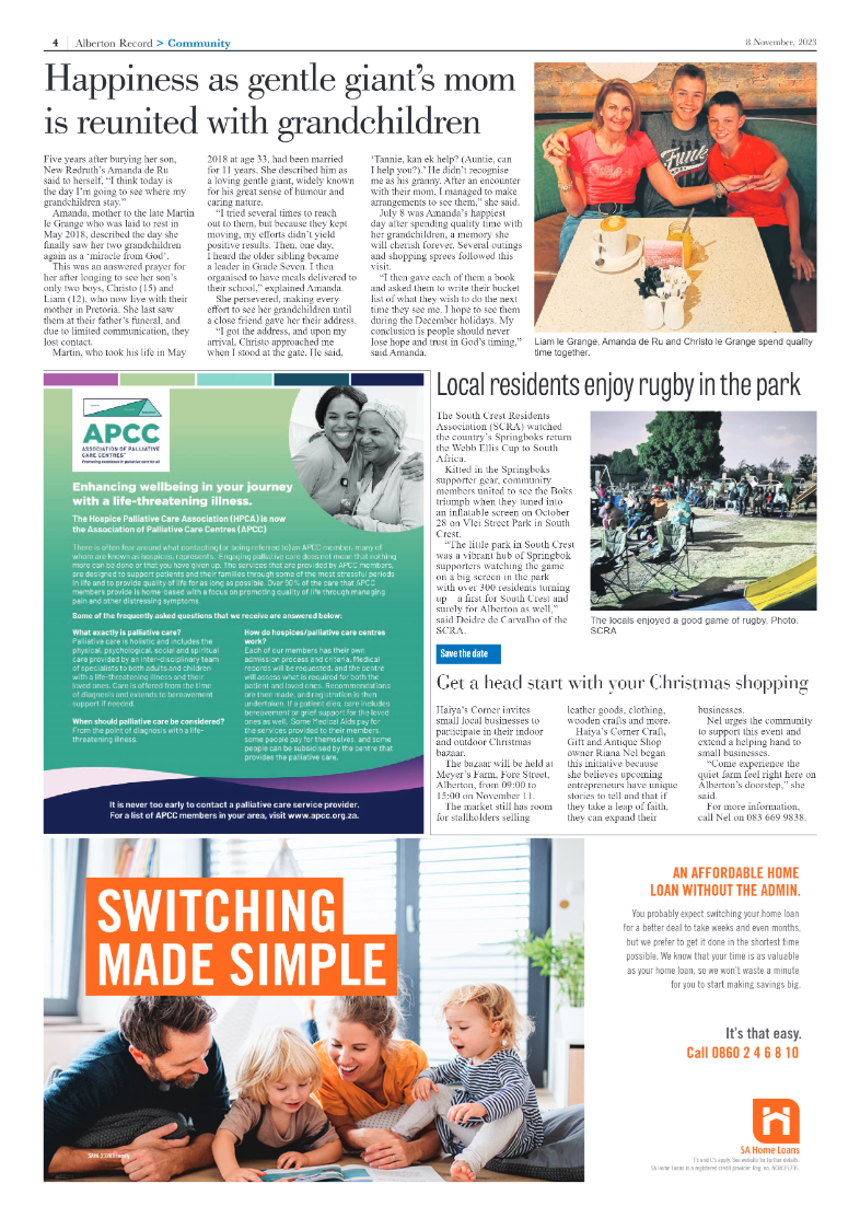 Alberton Record 8 November 2023 page 4