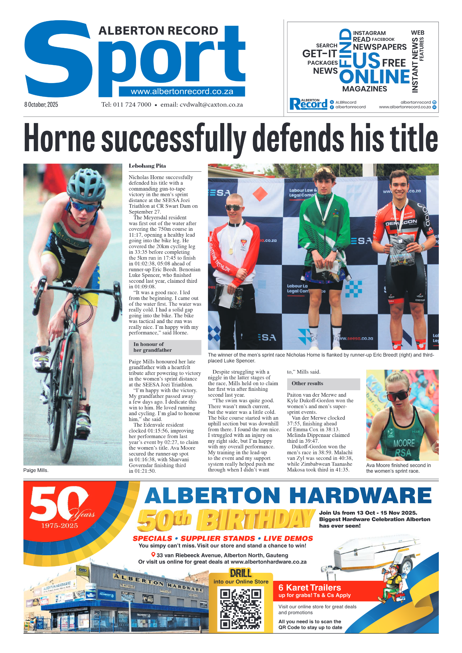 Alberton Record 8 October 2025 page 10