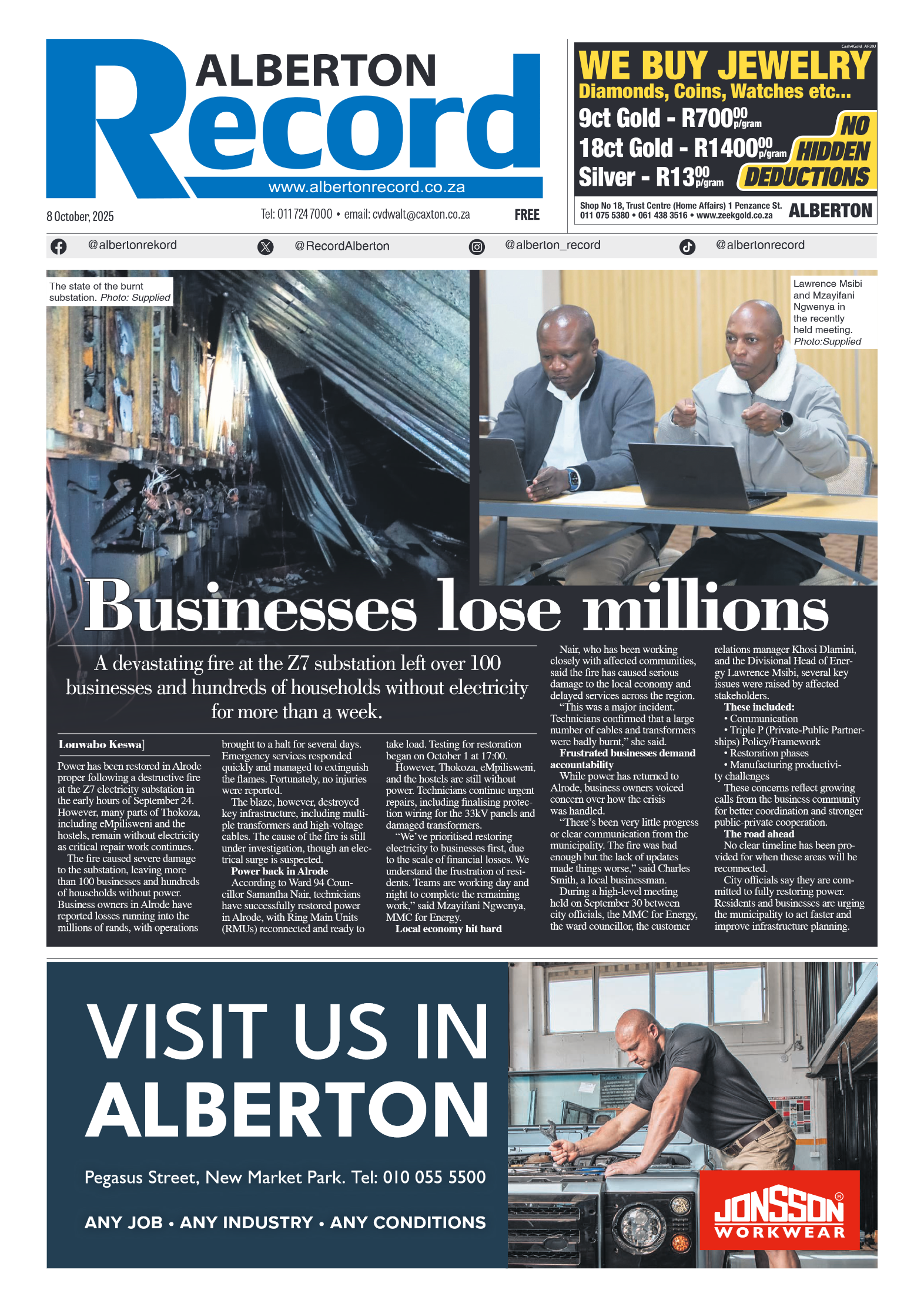 Alberton Record 8 October 2025 page 3