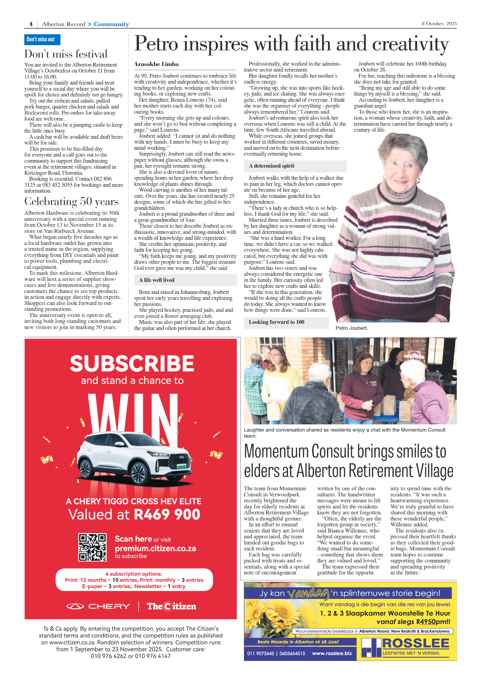 Alberton Record 8 October 2025 page 6