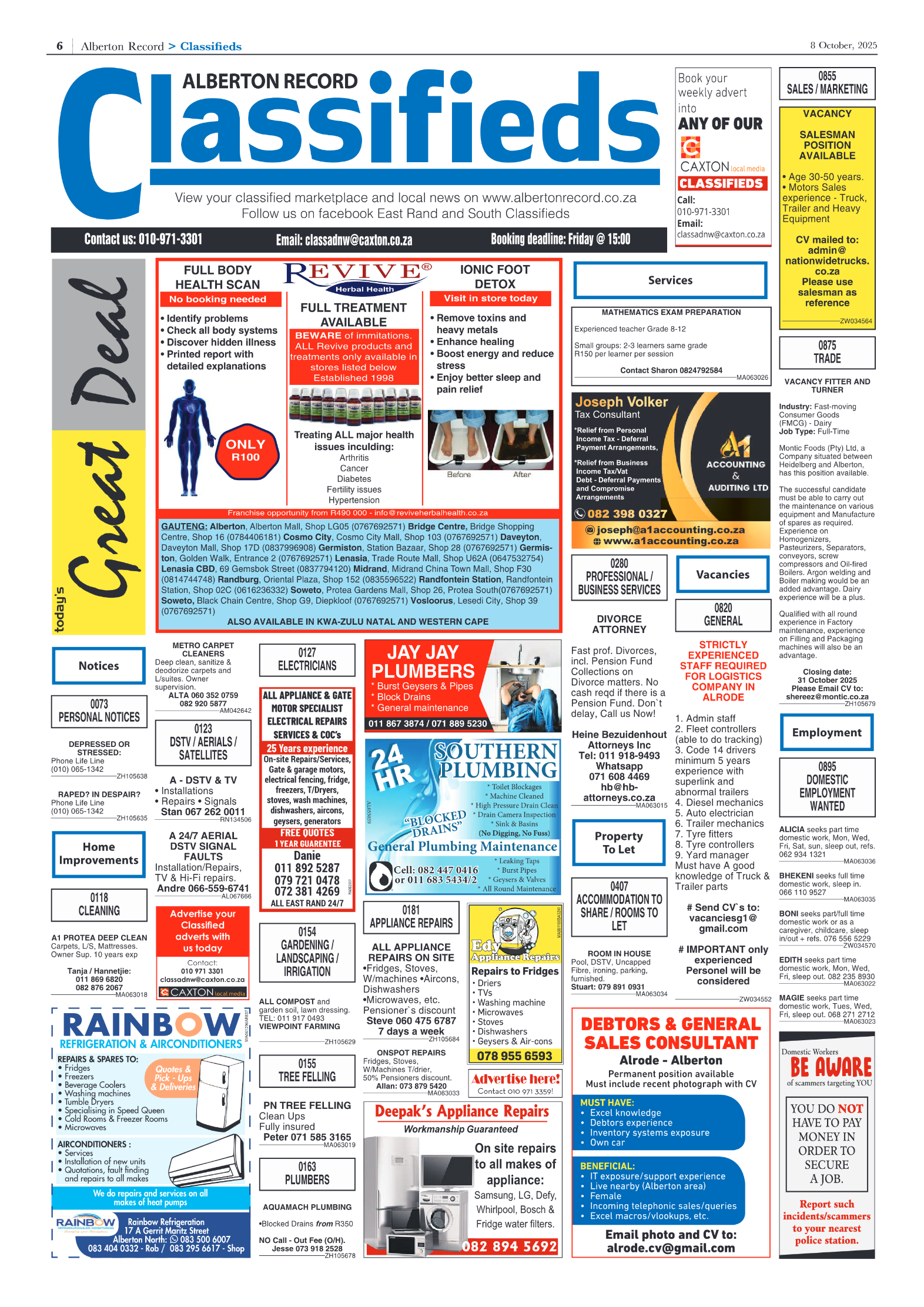 Alberton Record 8 October 2025 page 8