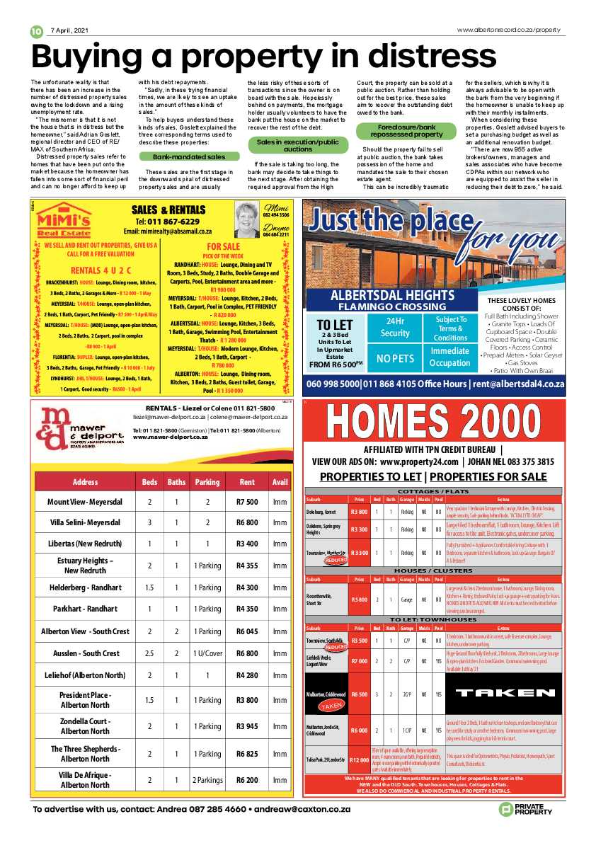 Alberton Record 9 April 2021 page 10