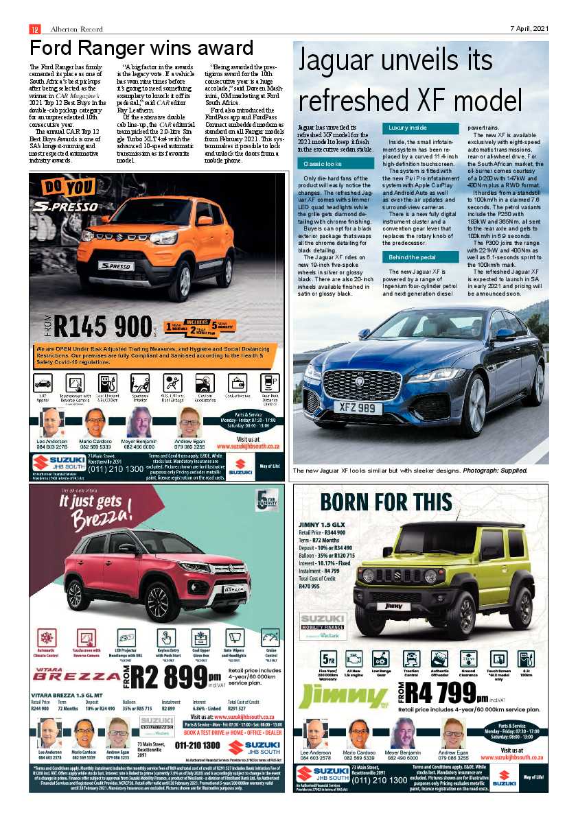 Alberton Record 9 April 2021 page 12