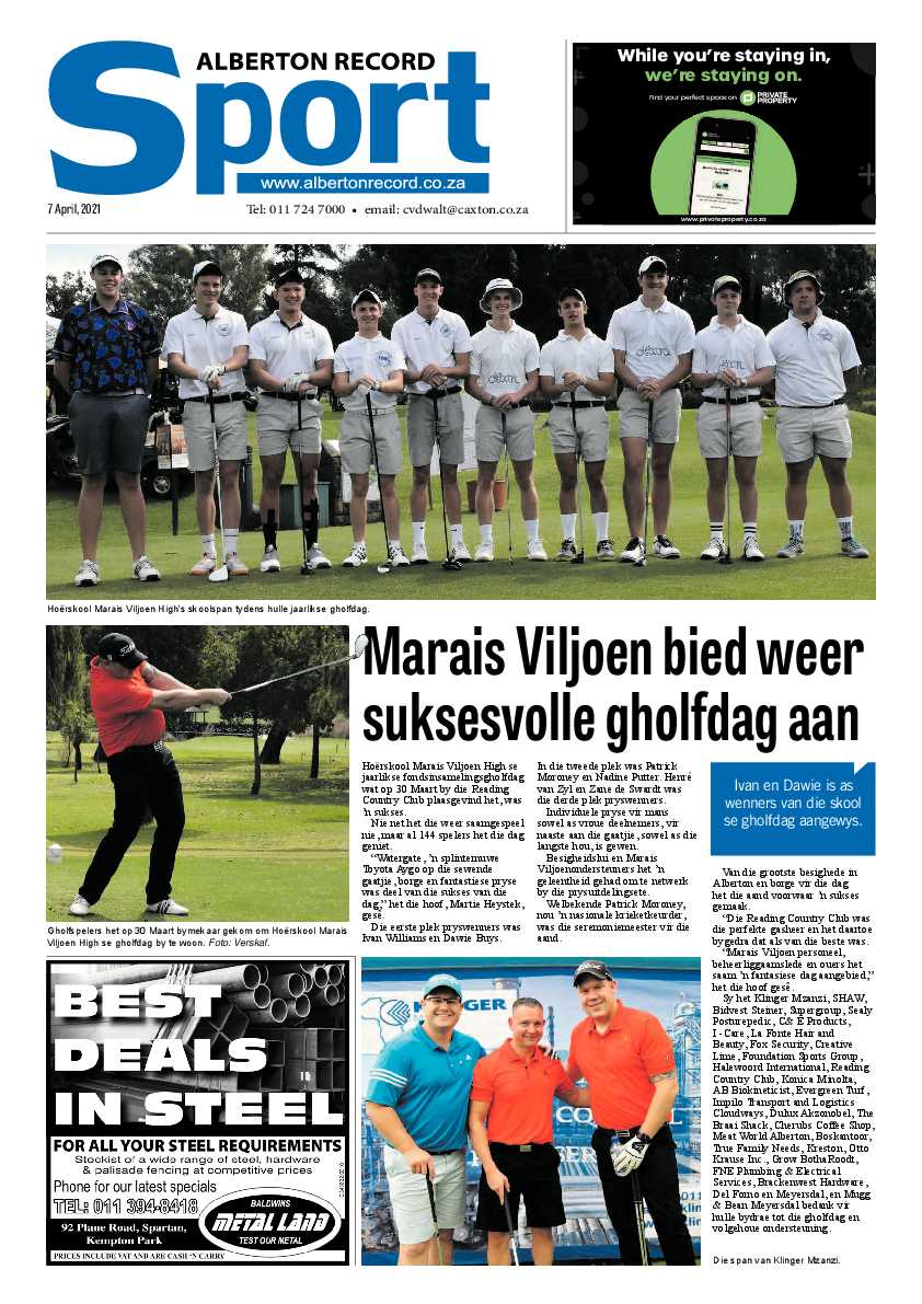 Alberton Record 9 April 2021 page 16