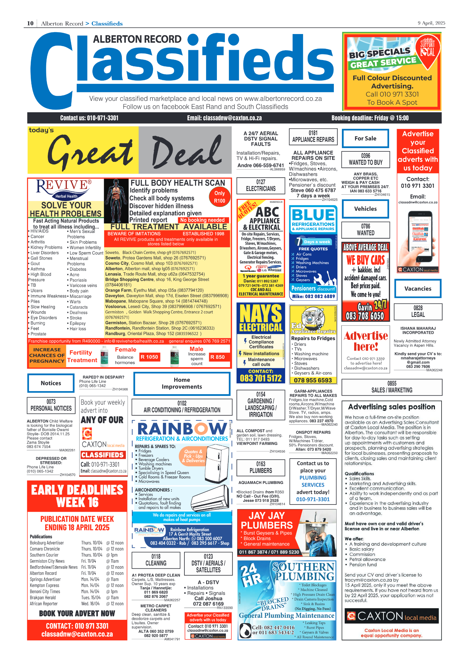 Alberton Record 9 April 2025 page 12