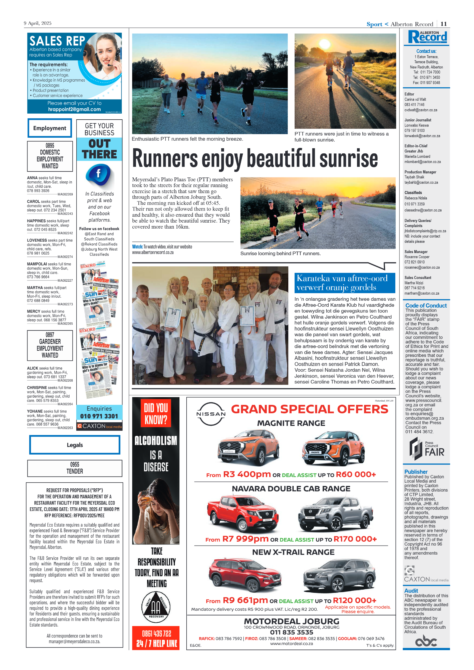 Alberton Record 9 April 2025 page 13