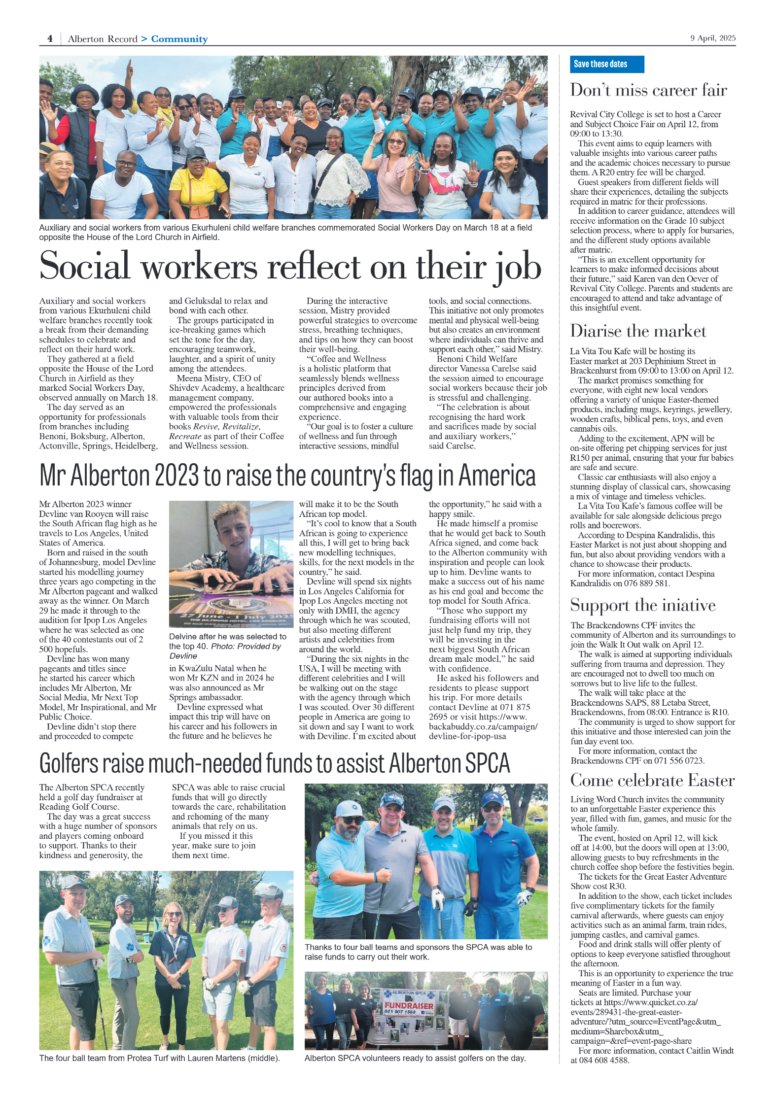 Alberton Record 9 April 2025 page 6