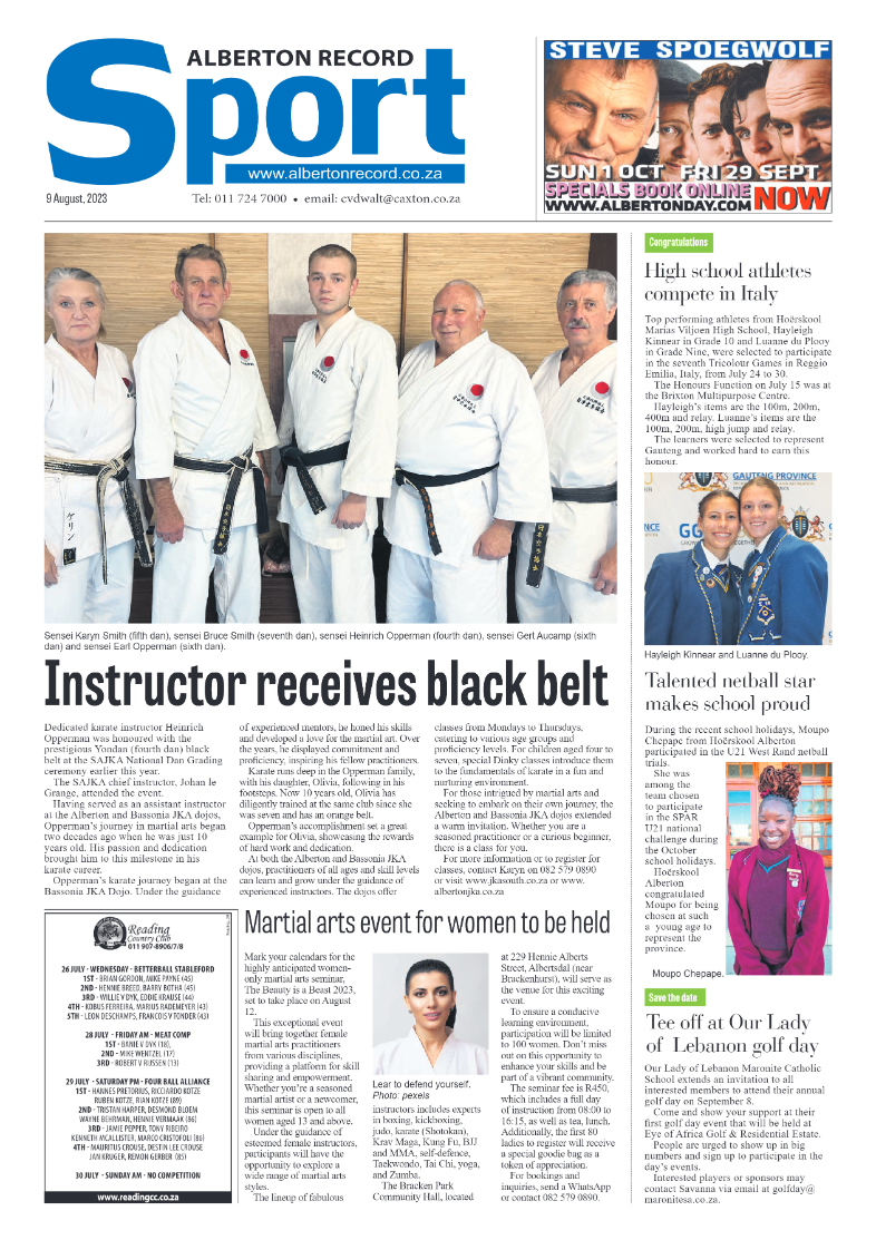 Alberton Record 9 August 2023 page 16