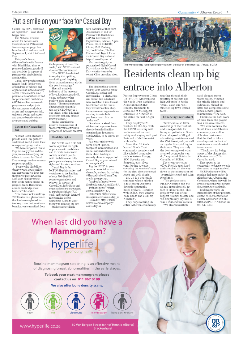 Alberton Record 9 August 2023 page 3