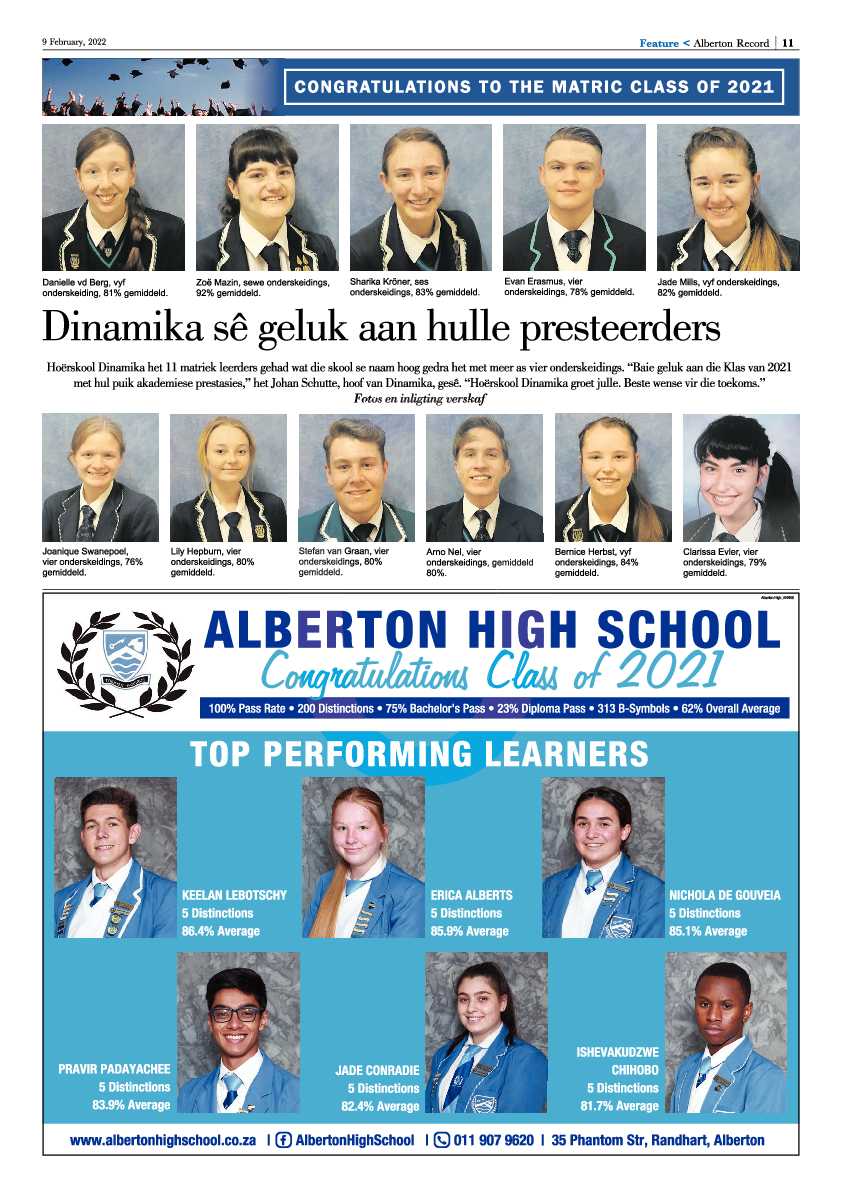 Alberton Record 9 February 2022 page 13