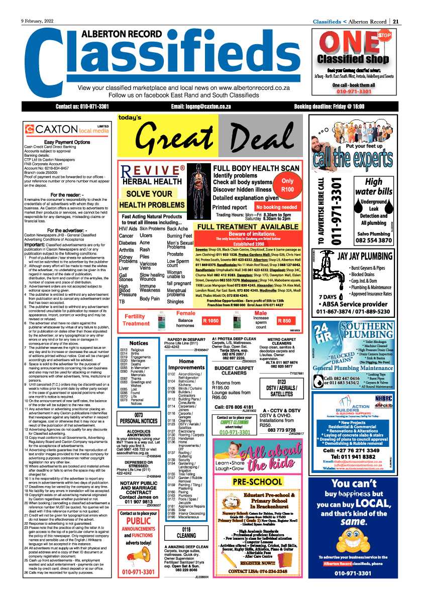 Alberton Record 9 February 2022 page 23