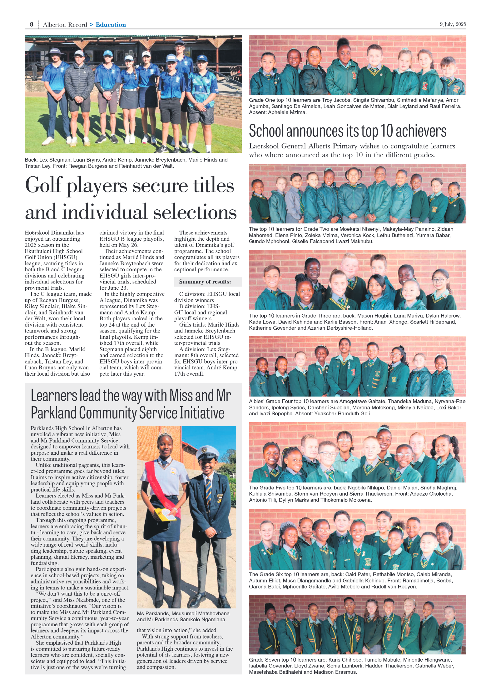 Alberton Record 9 July 2025 page 10