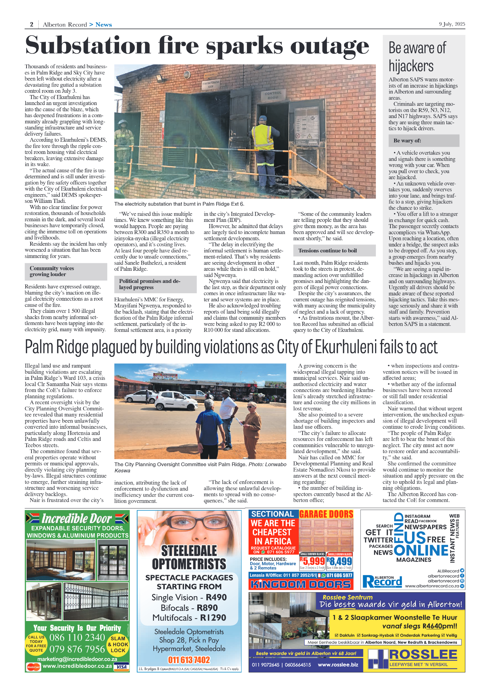 Alberton Record 9 July 2025 page 4