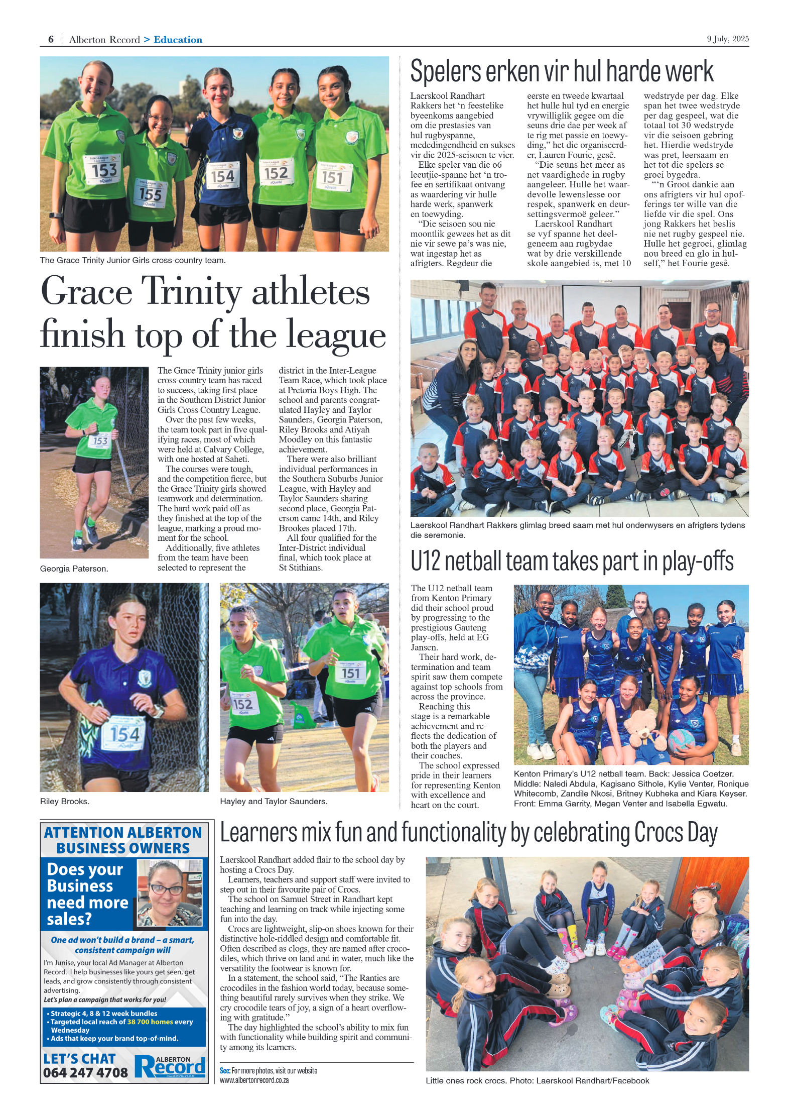 Alberton Record 9 July 2025 page 8
