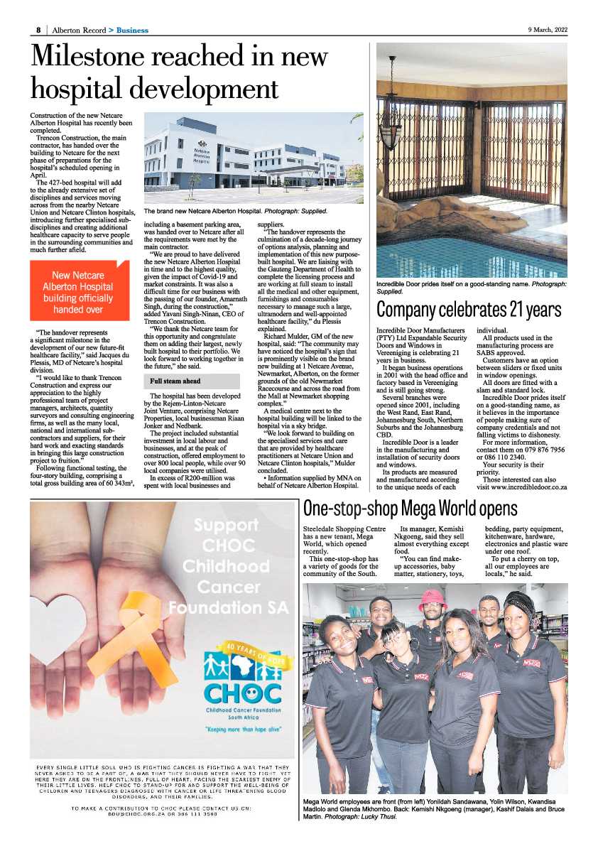 Alberton Record 9 March 2022 page 10