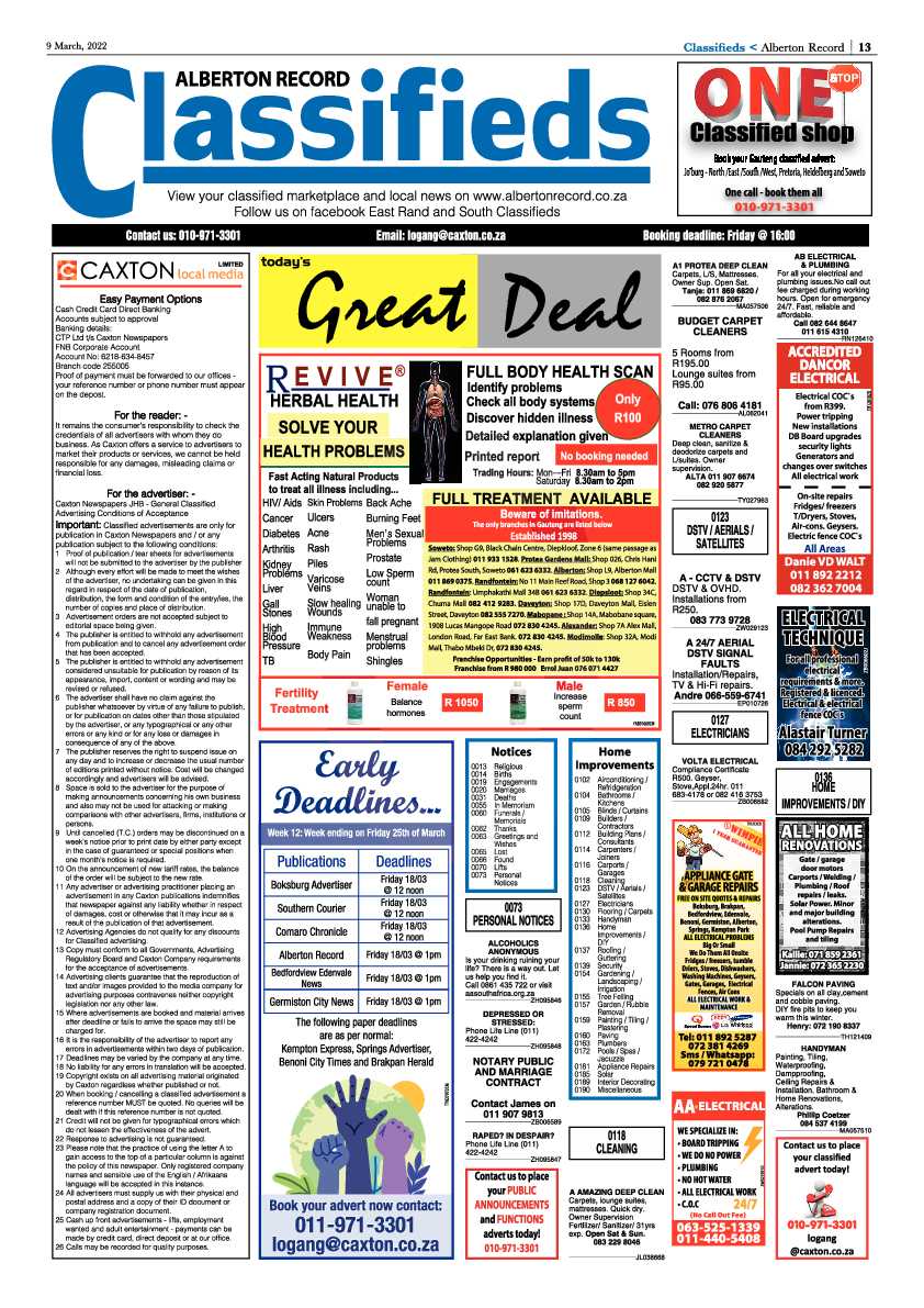 Alberton Record 9 March 2022 page 15