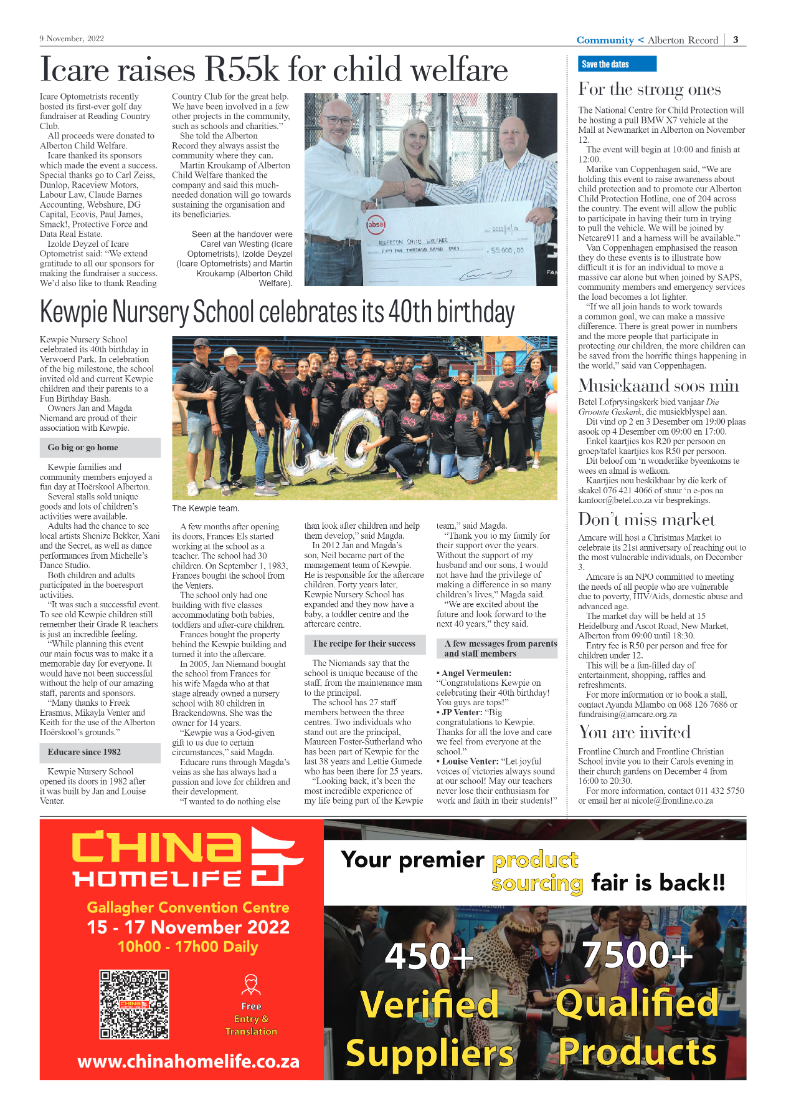 Alberton Record 9 Nov 2022 page 3