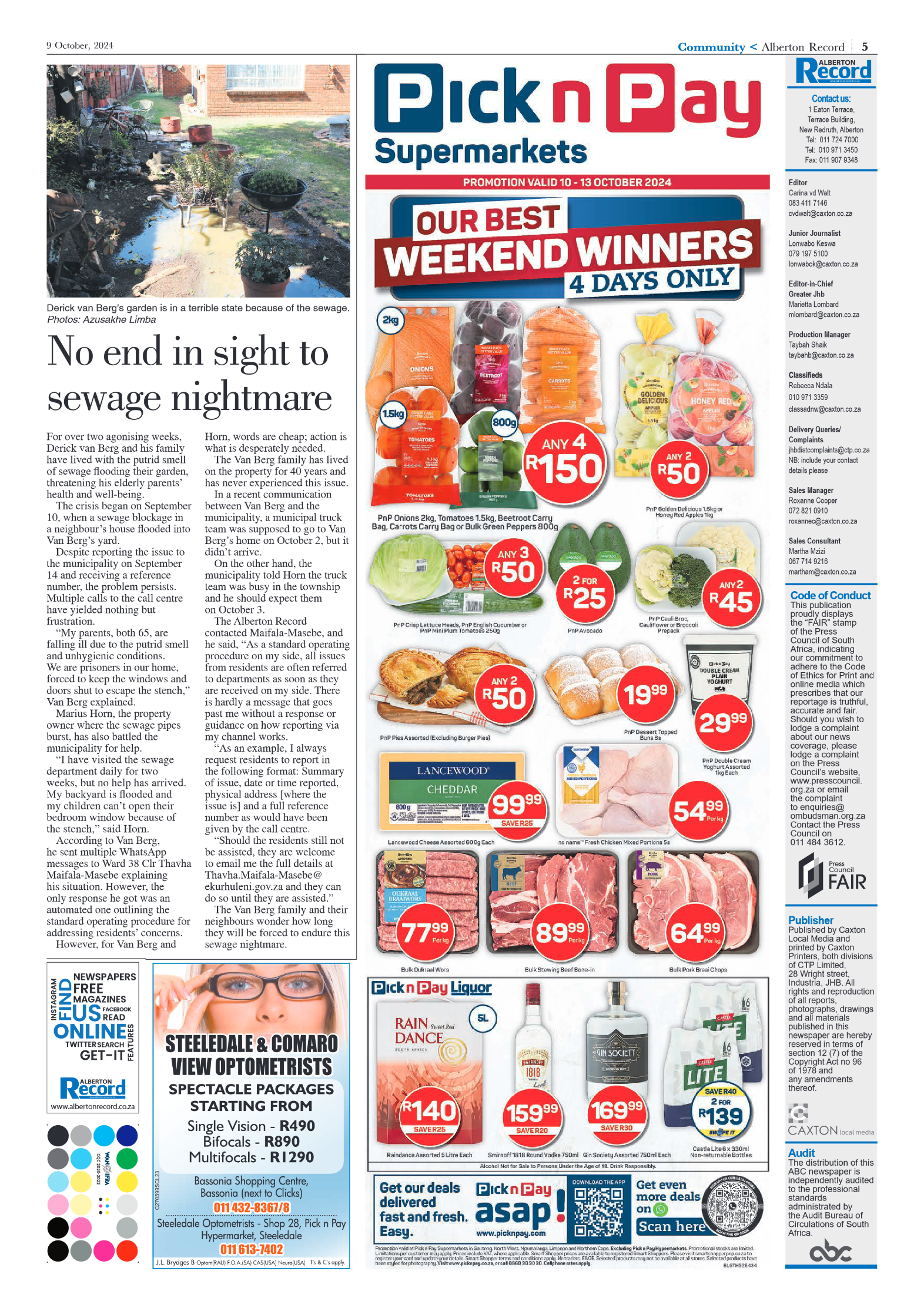 Alberton Record 9 October 2024 page 5