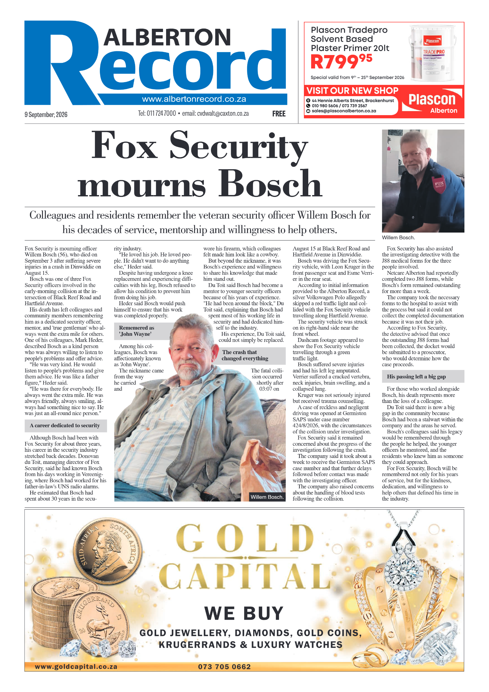 Alberton Record 9 September 2026 page 3