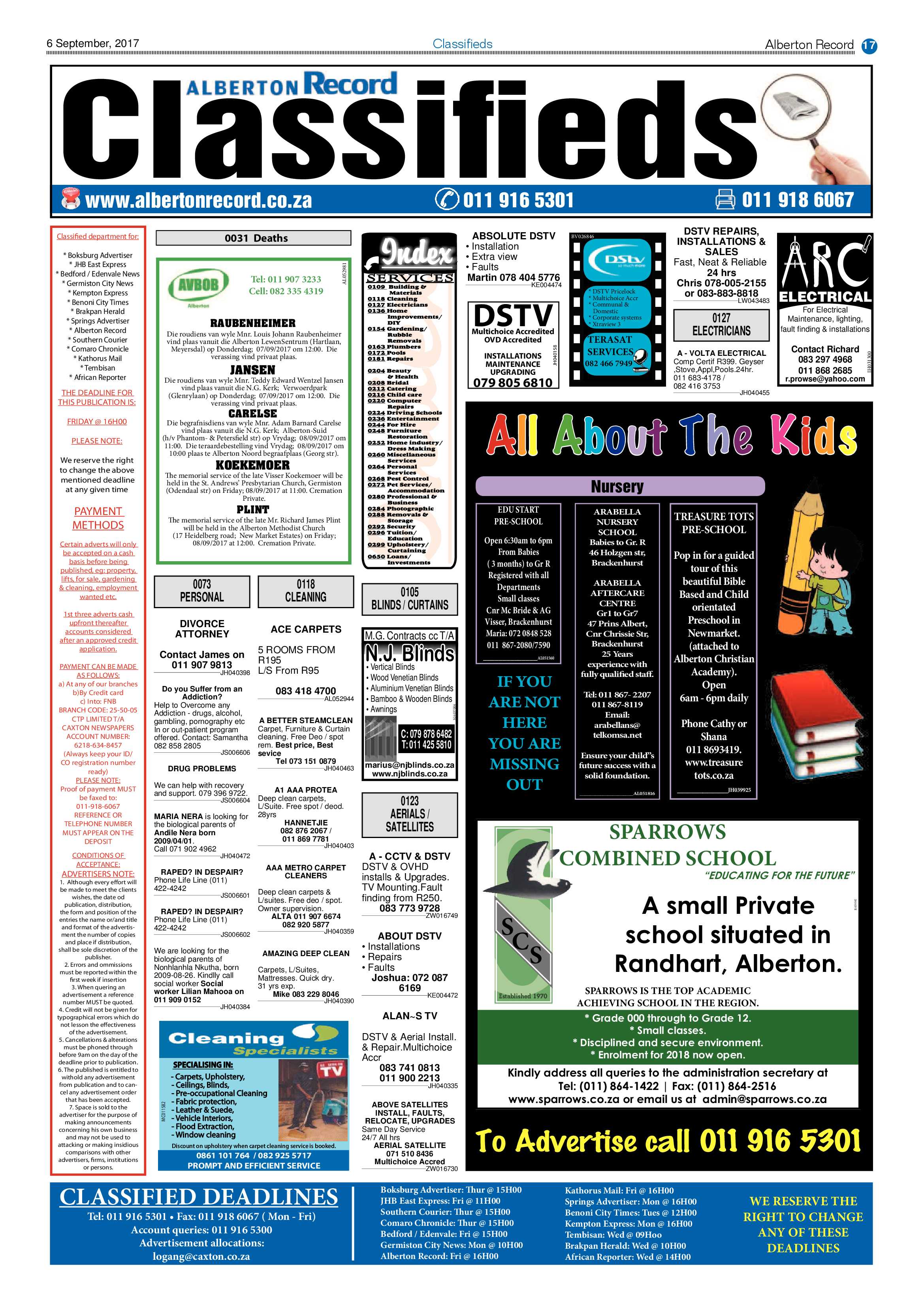 Alberton Record News 06 September 2017 page 17