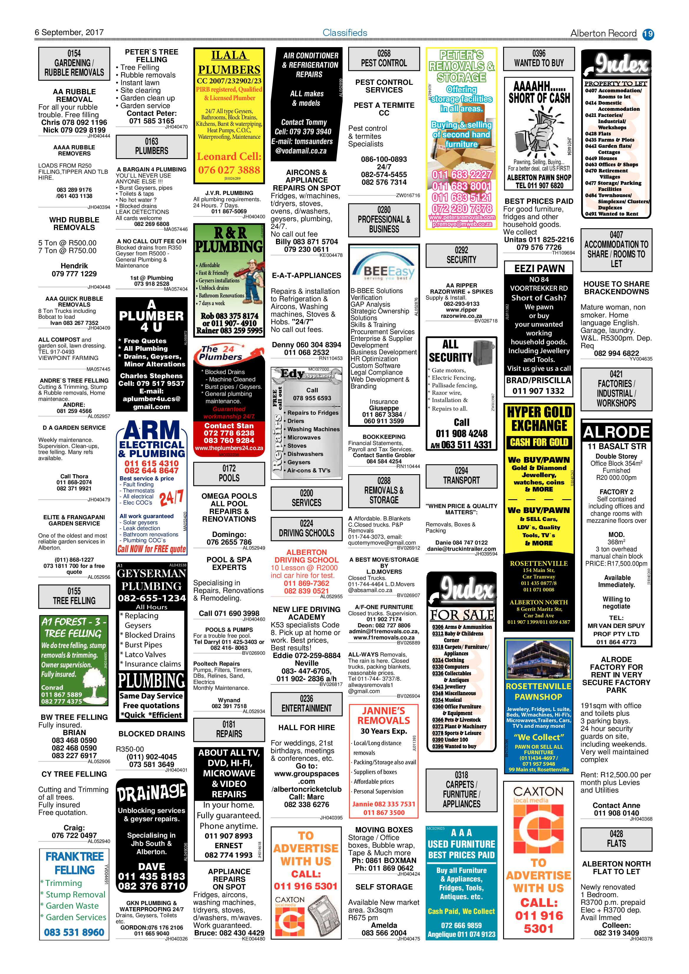 Alberton Record News 06 September 2017 page 19