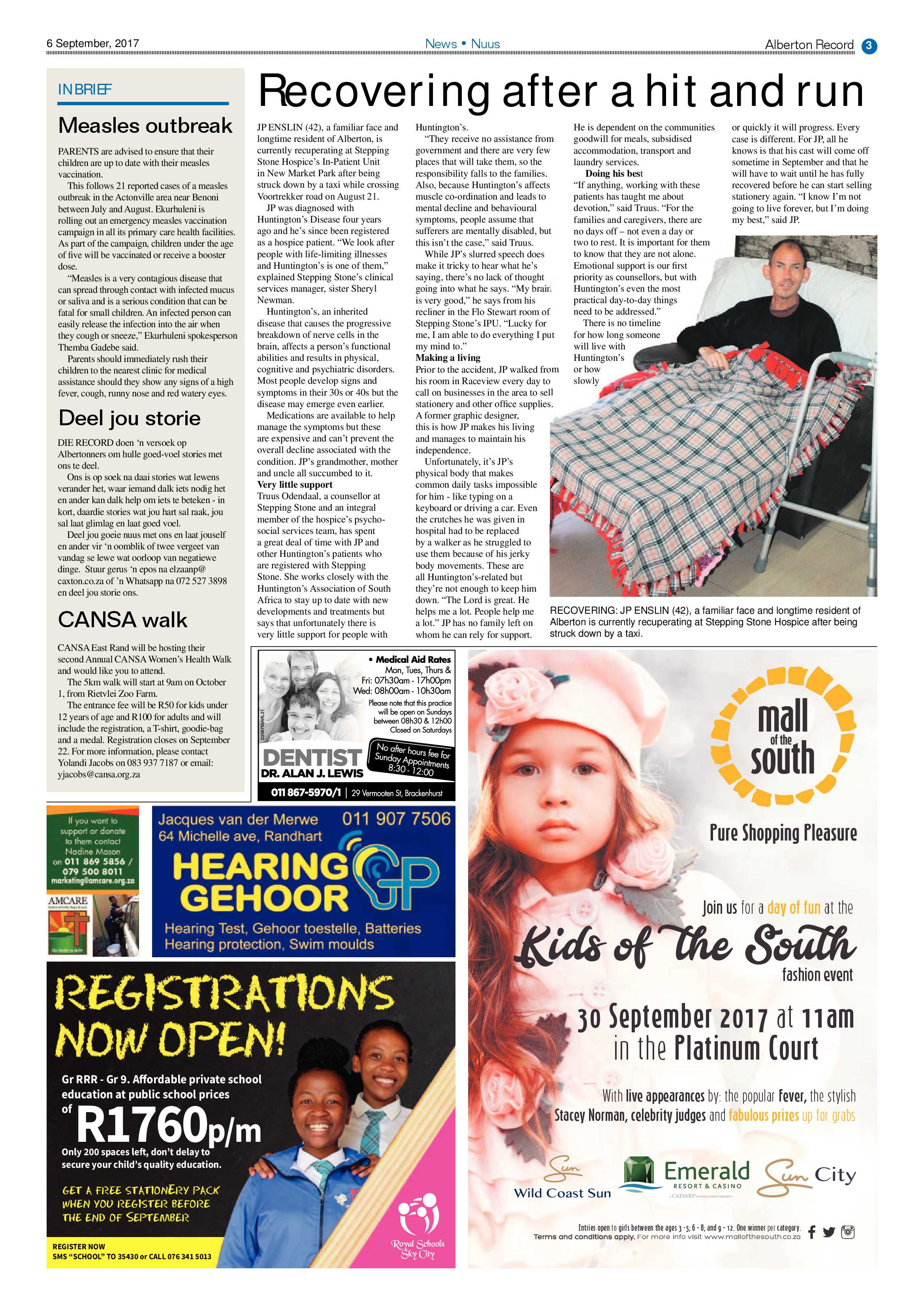 Alberton Record News 06 September 2017 page 3