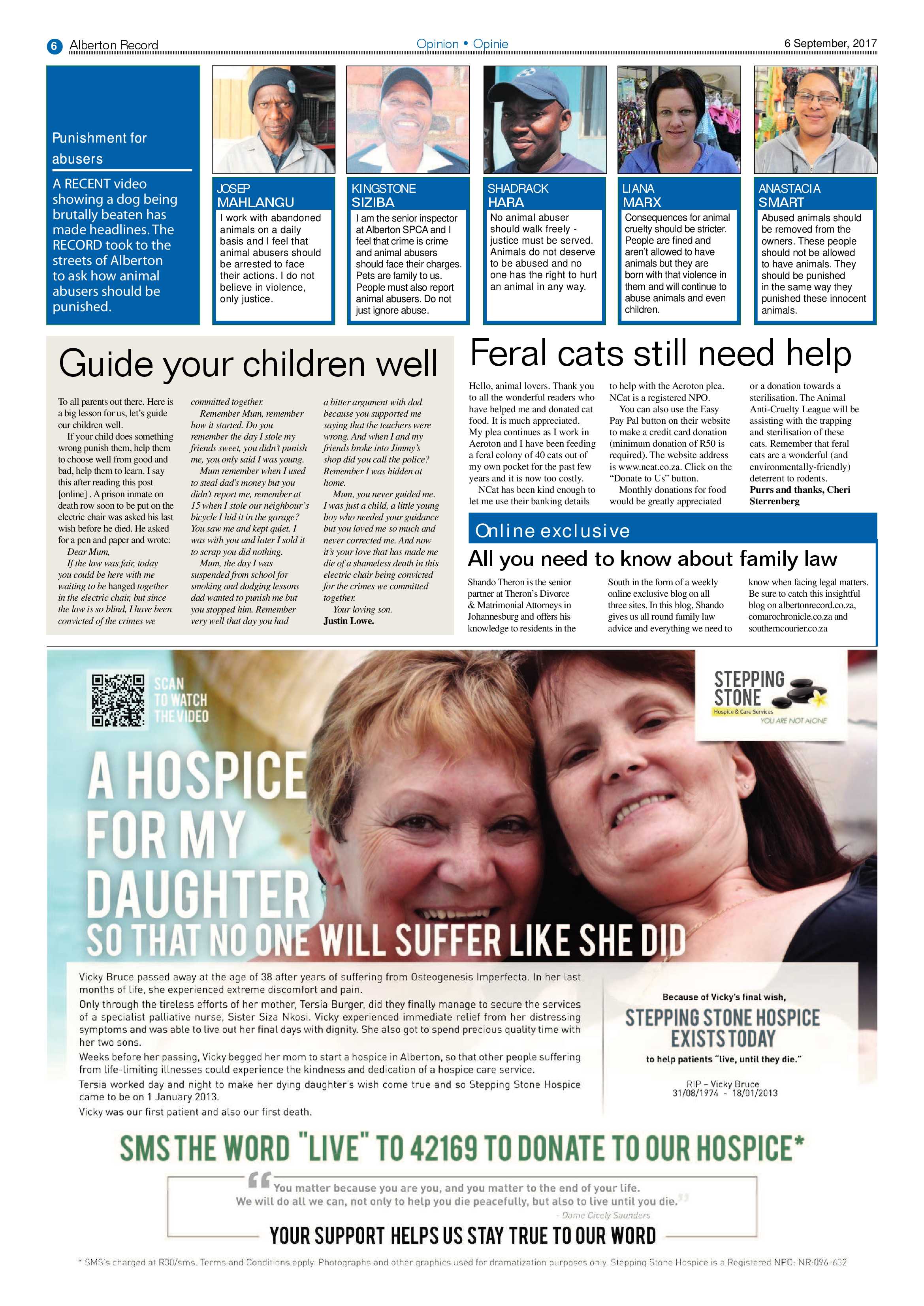 Alberton Record News 06 September 2017 page 6