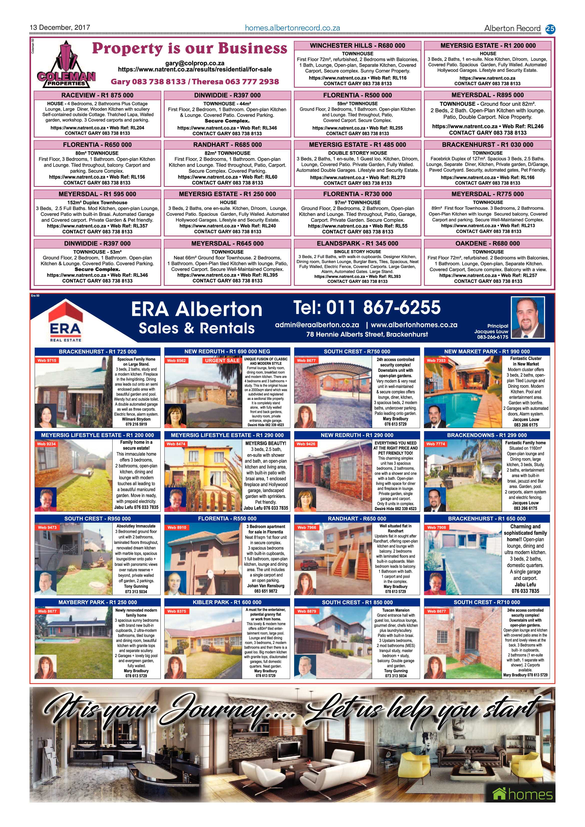 Alberton Record News 13 December 2017 page 29