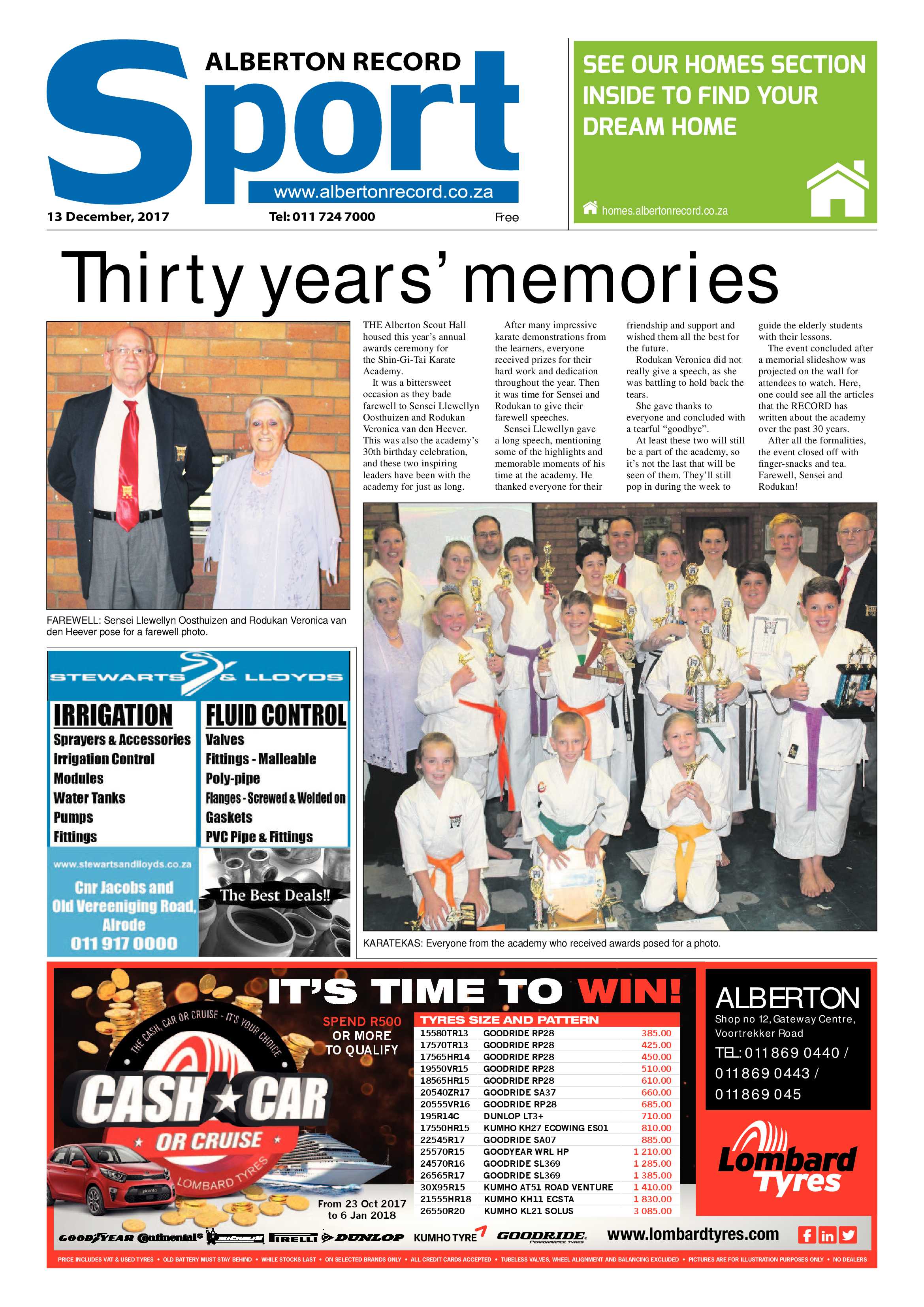 Alberton Record News 13 December 2017 page 36