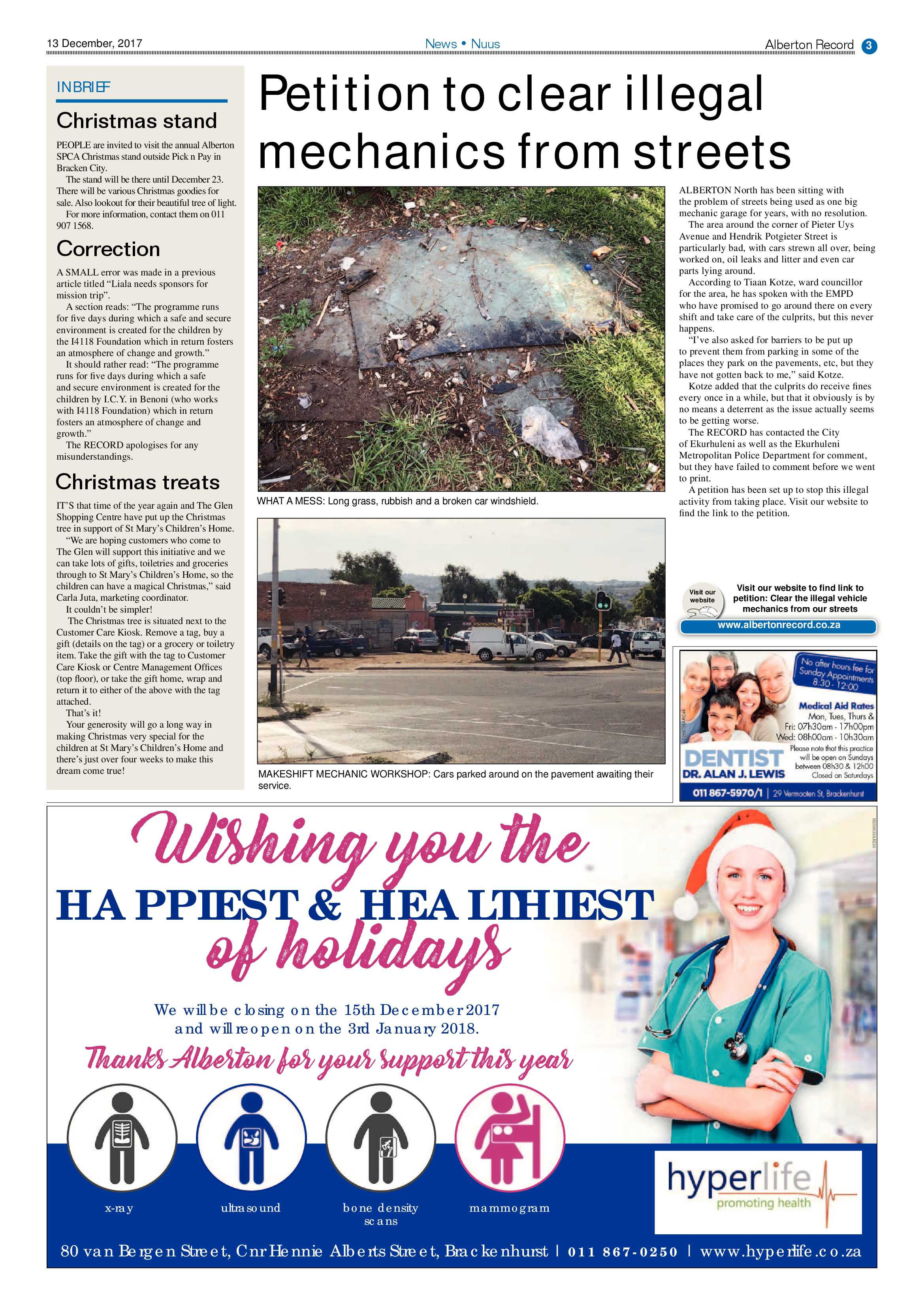 Alberton Record News 13 December 2017 page 5