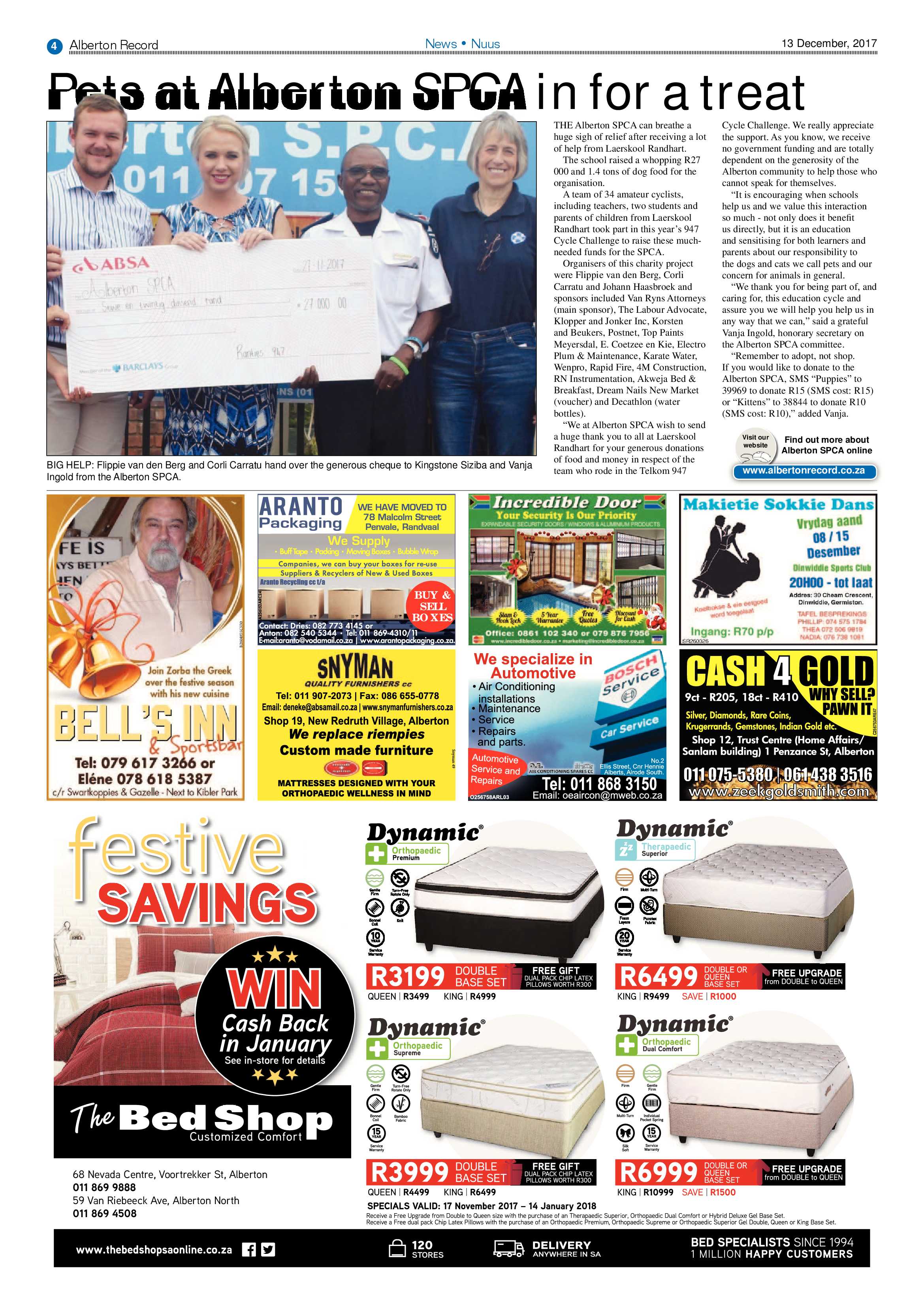 Alberton Record News 13 December 2017 page 7