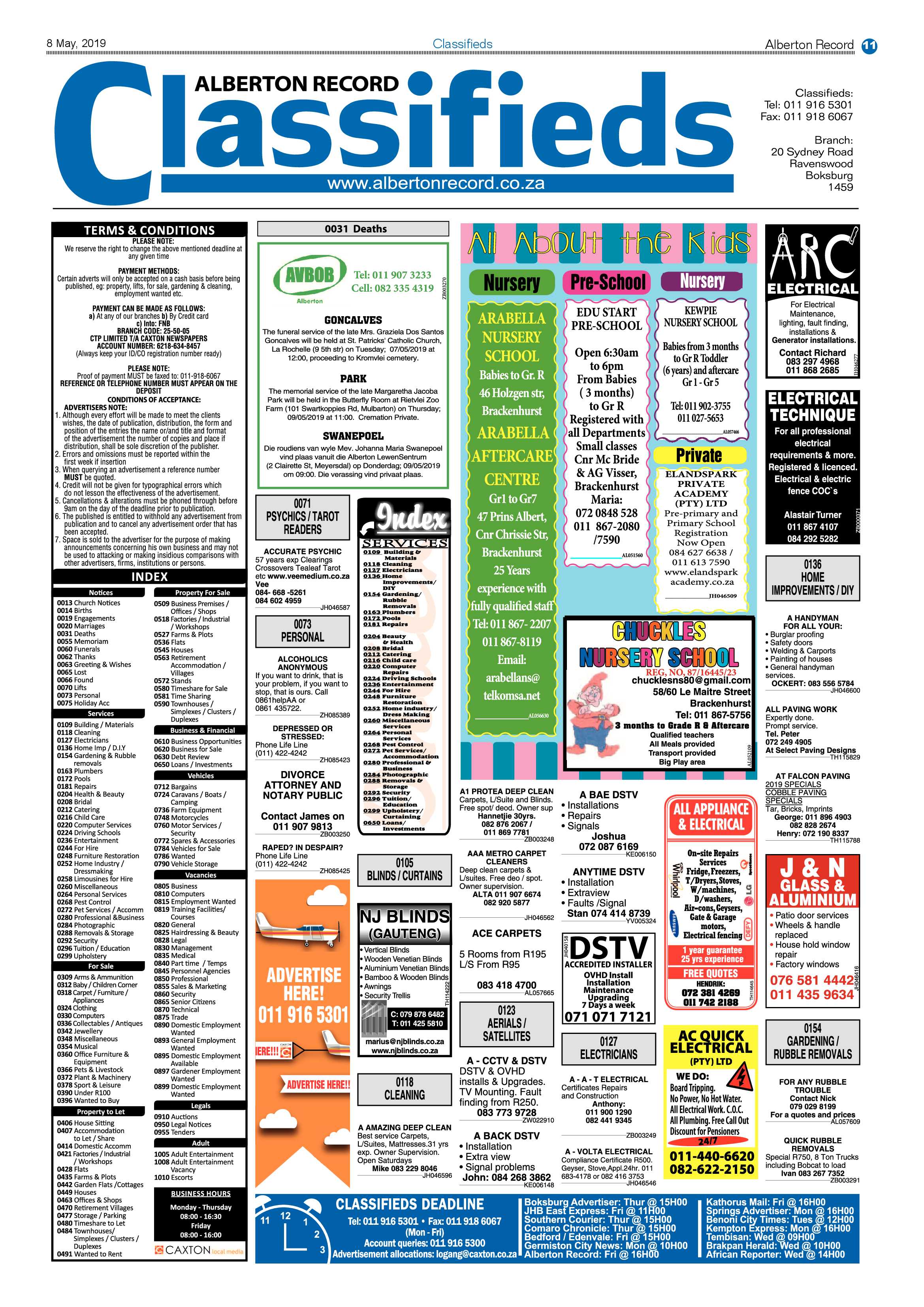 Alberton Record  08 May 2019 page 11