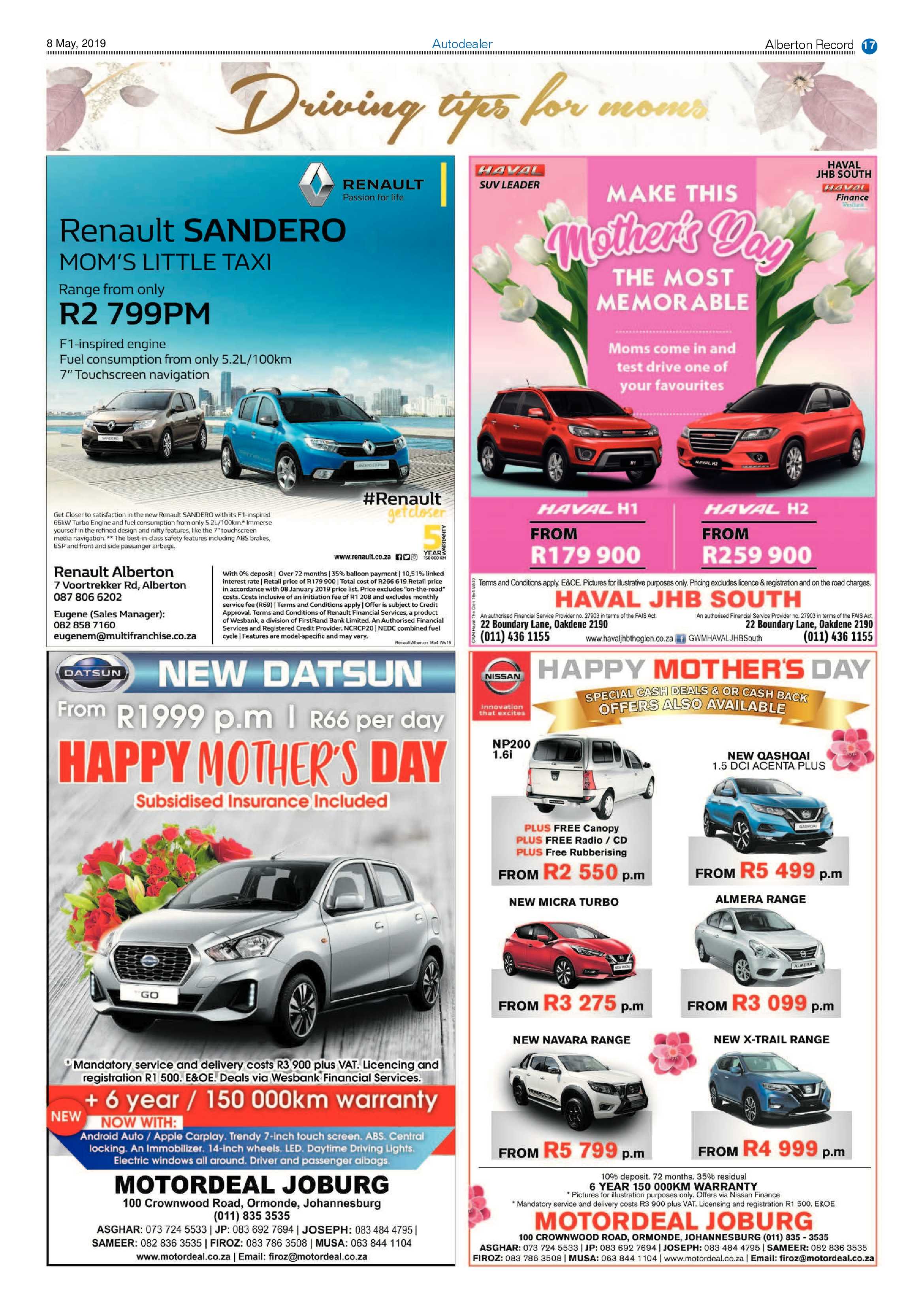 Alberton Record  08 May 2019 page 17