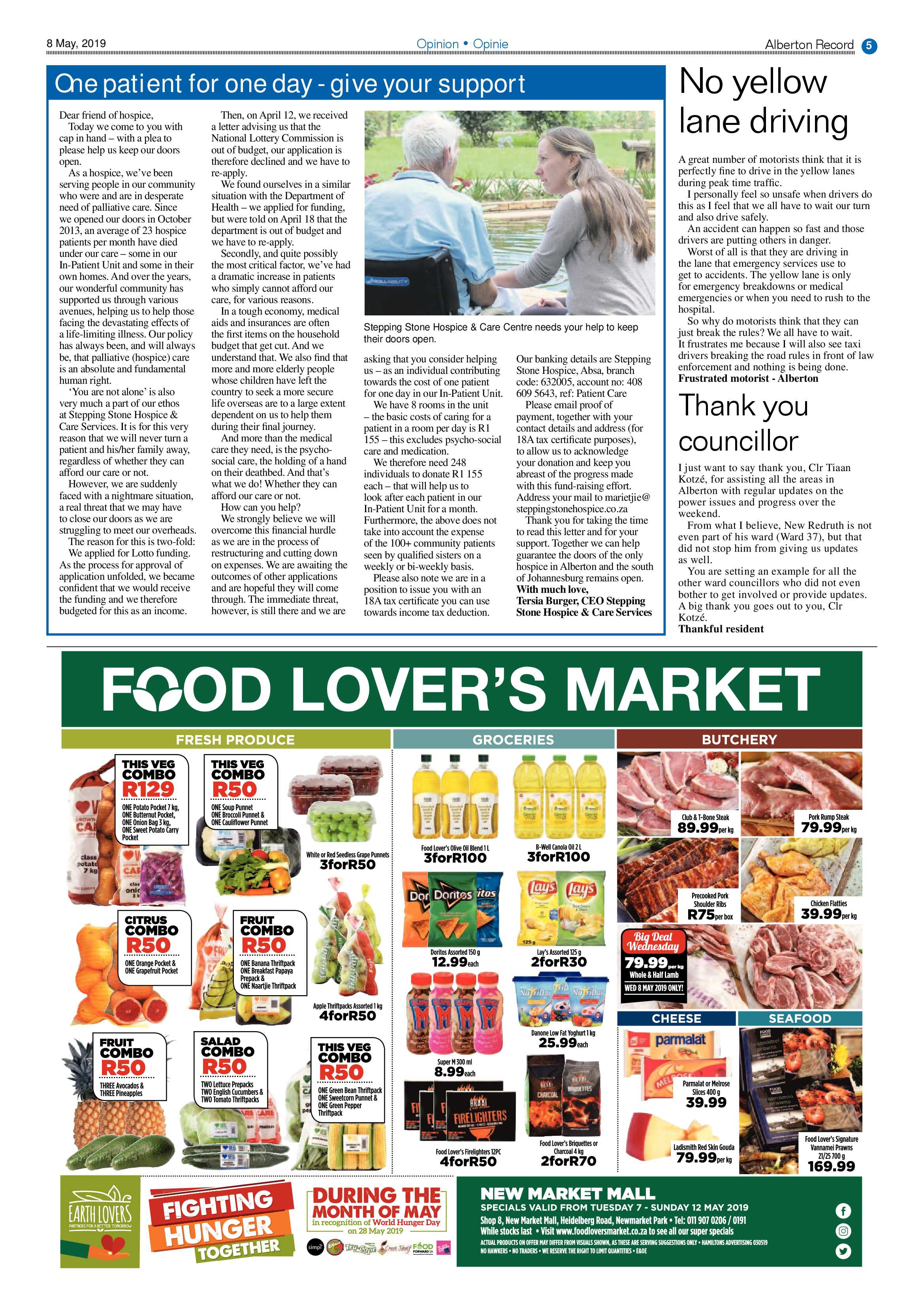 Alberton Record  08 May 2019 page 5