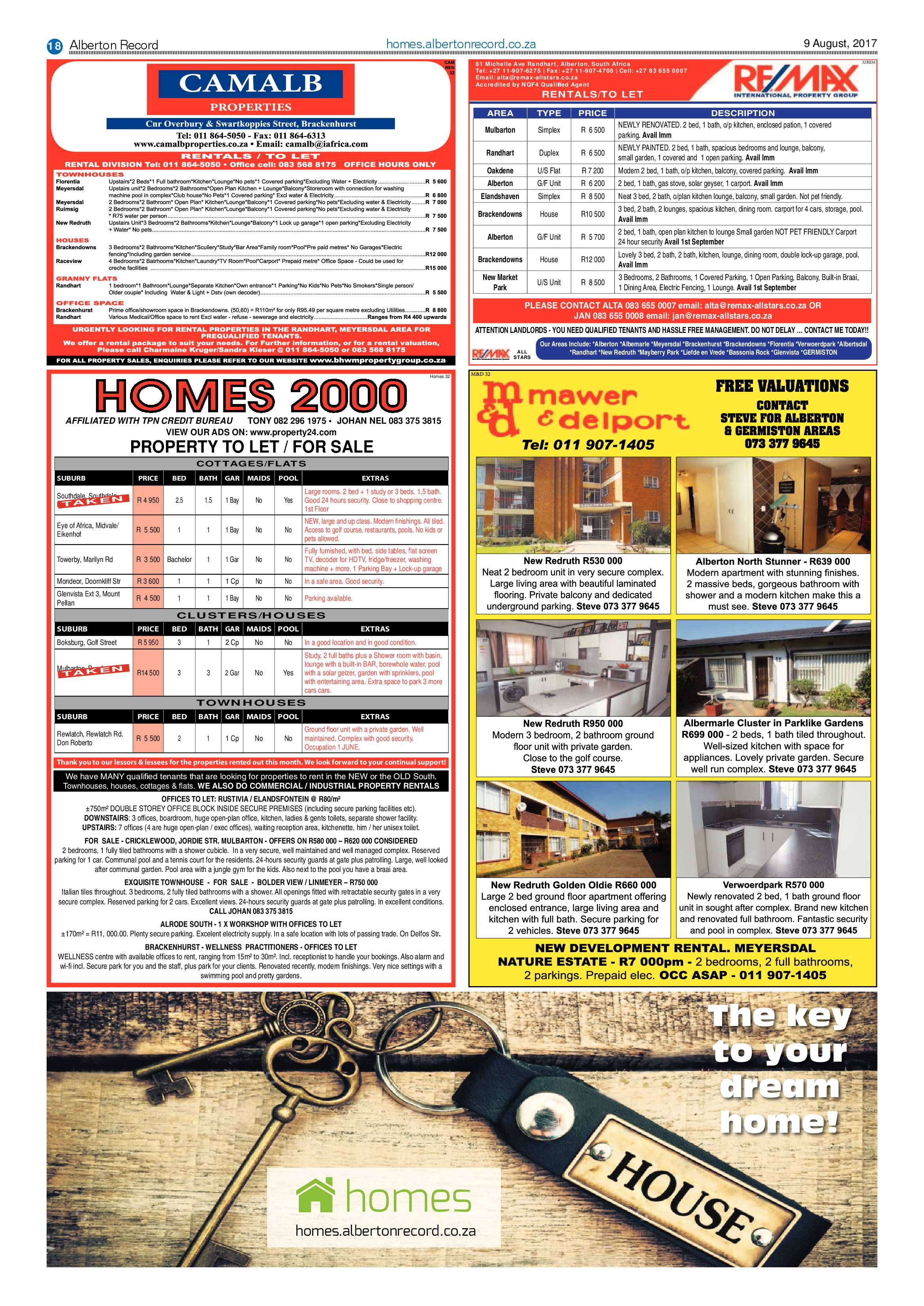 Alberton record 09 August 2017 page 18