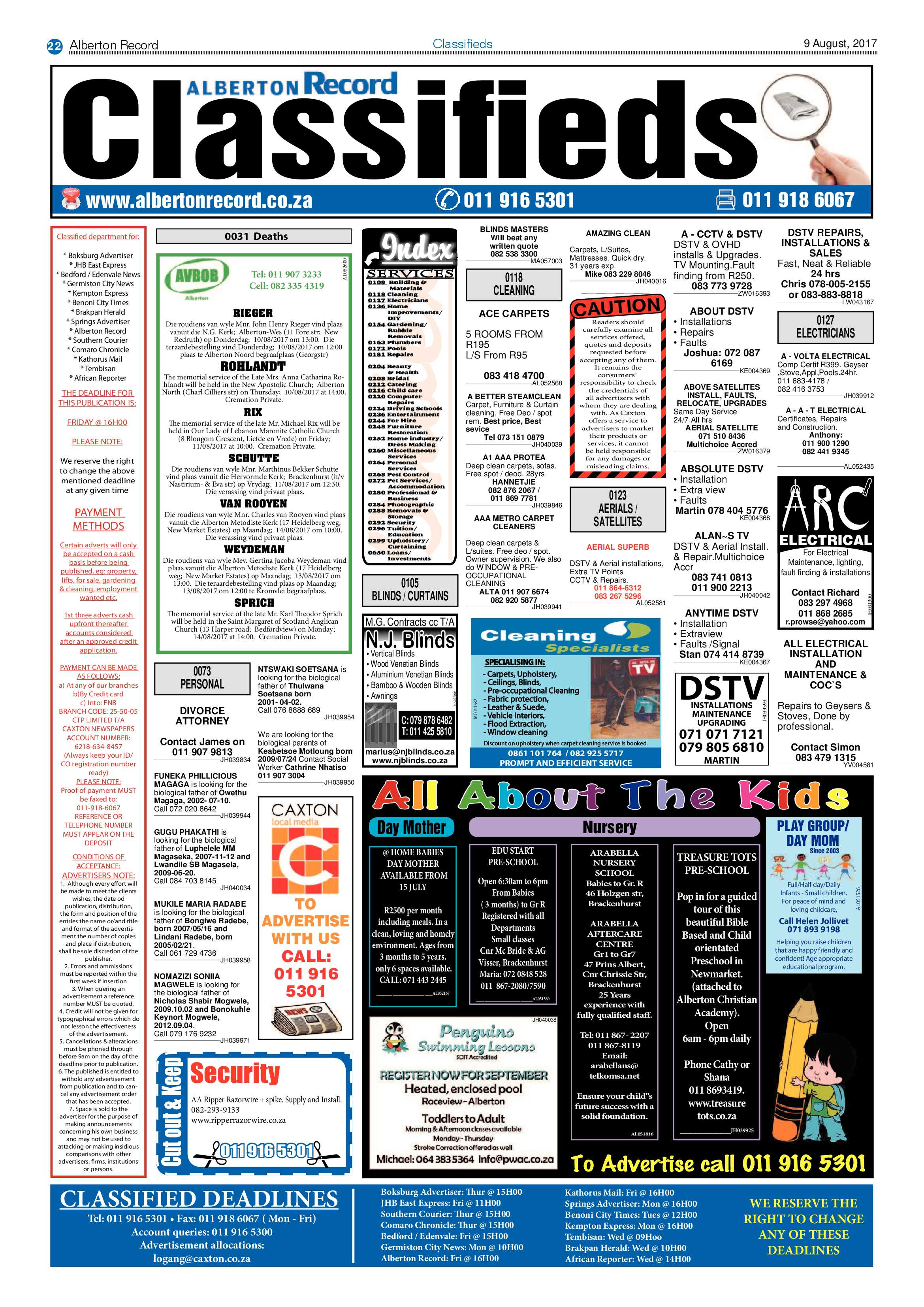 Alberton record 09 August 2017 page 22