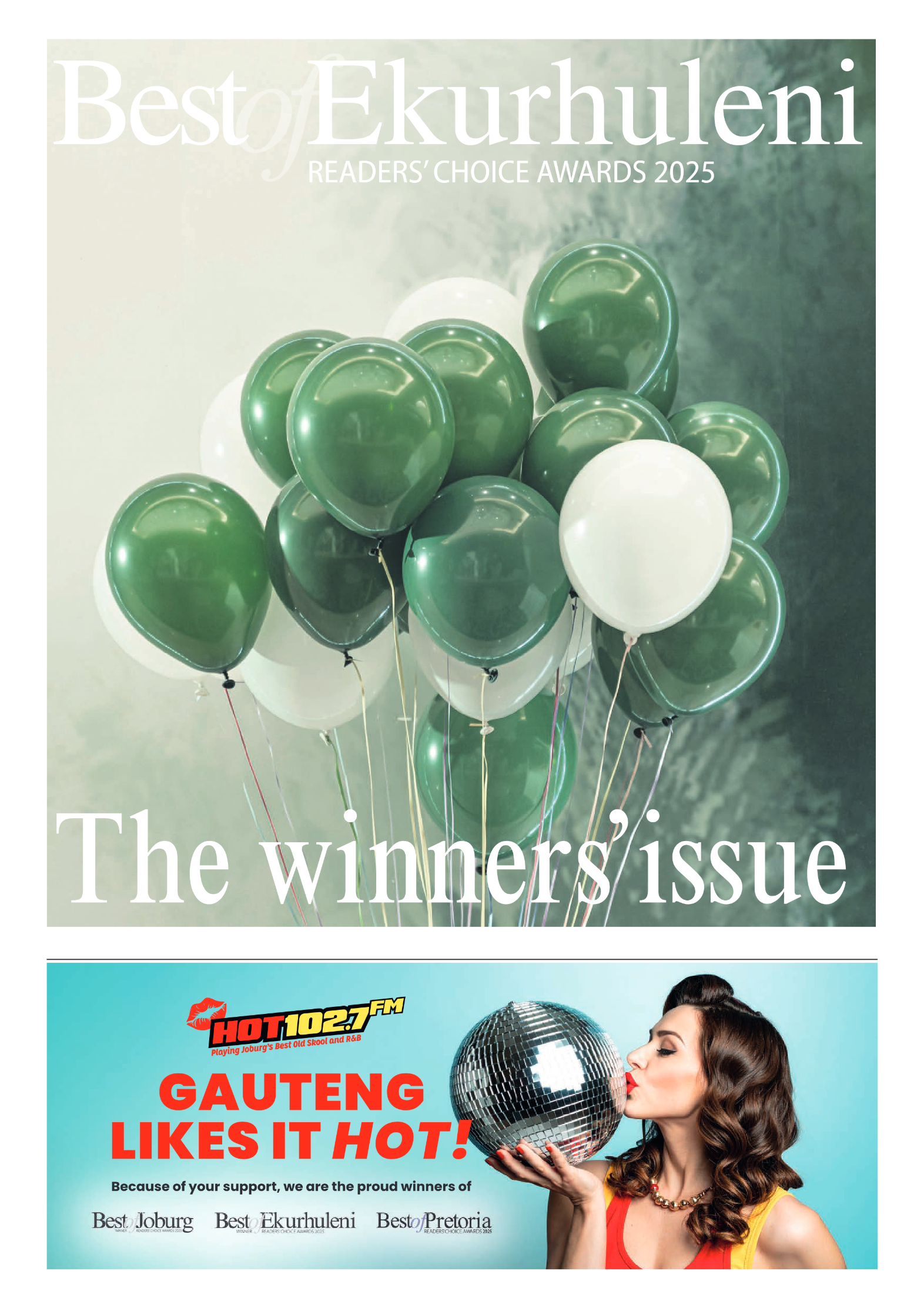 Best of Ekurhuleni Readers Choice Awards 2025 page 1