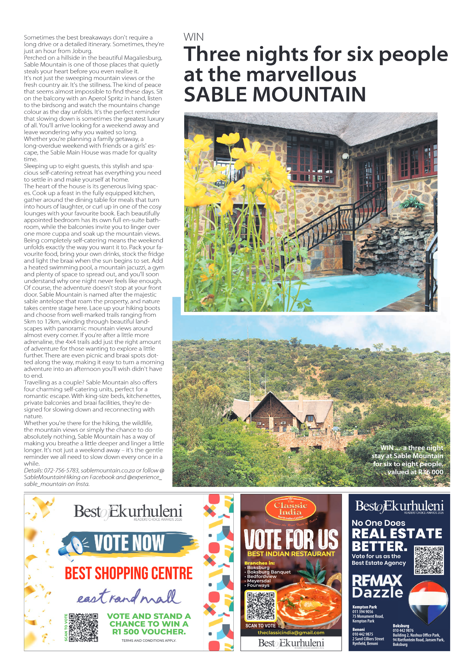 Best of Ekurhuleni Readers Choice Awards 2026 page 4