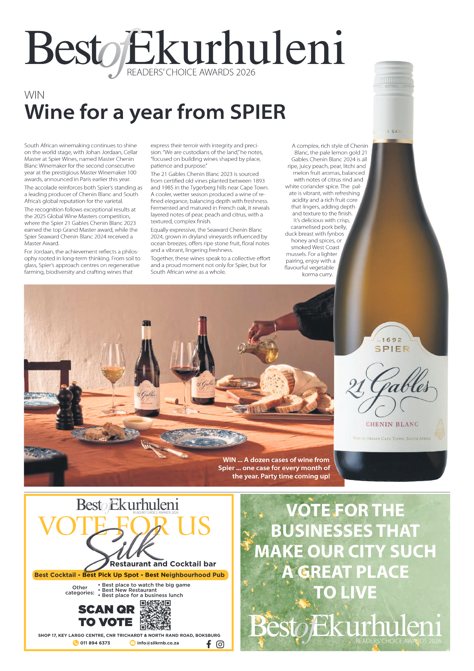 Best of Ekurhuleni Readers Choice Awards 2026 page 6