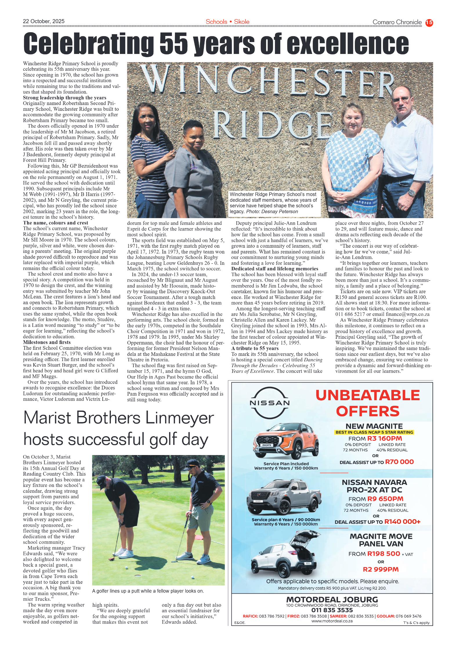 Comaro Chronicle 22 October 2025 page 11