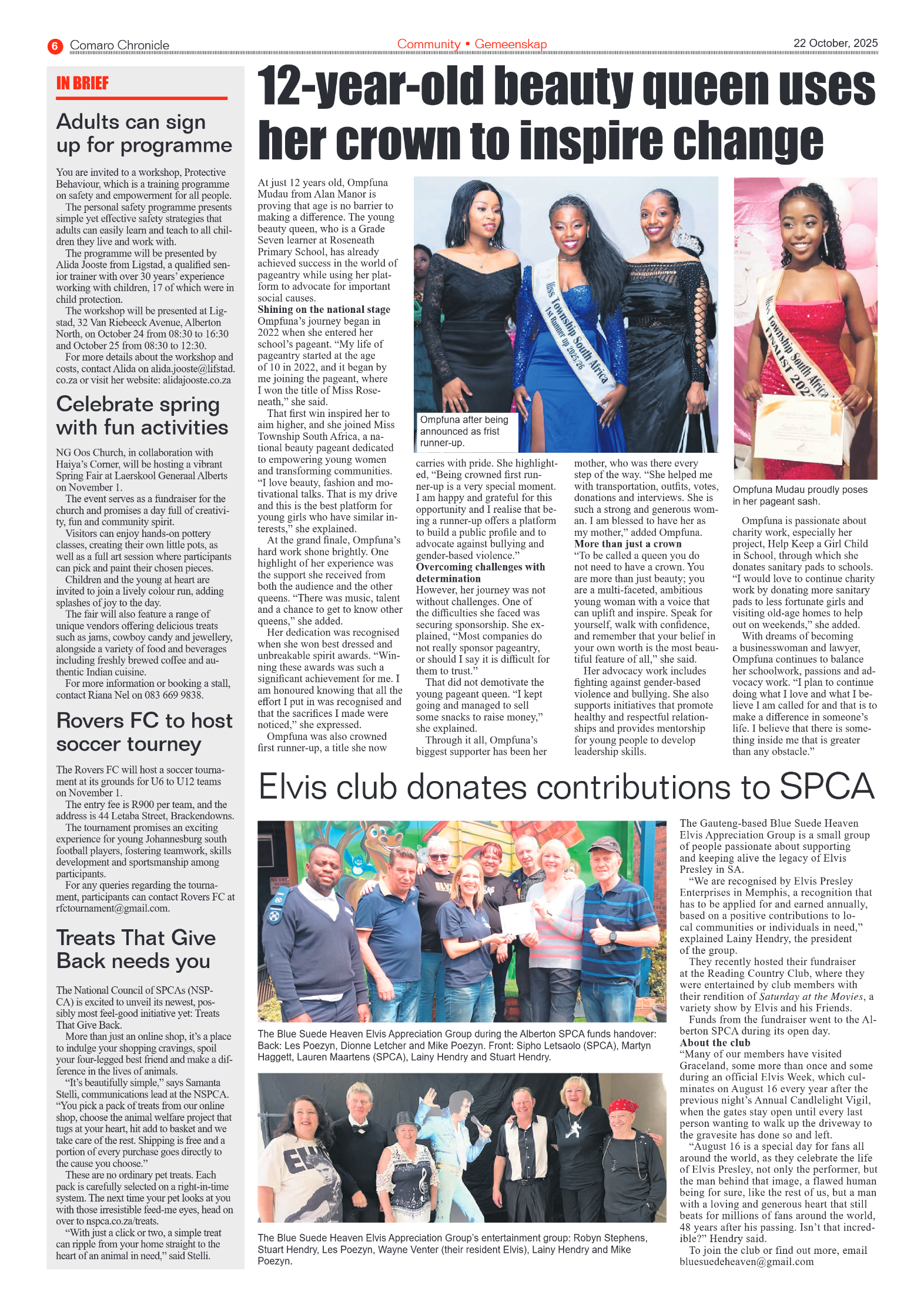 Comaro Chronicle 22 October 2025 page 6