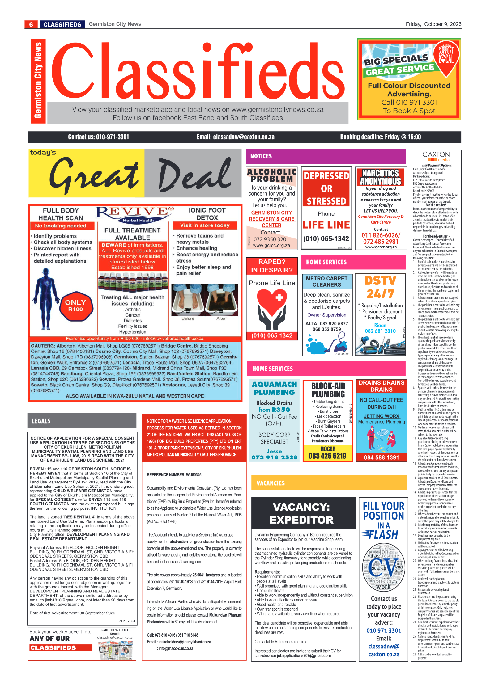 Germiston City News 9 October 2026 page 6