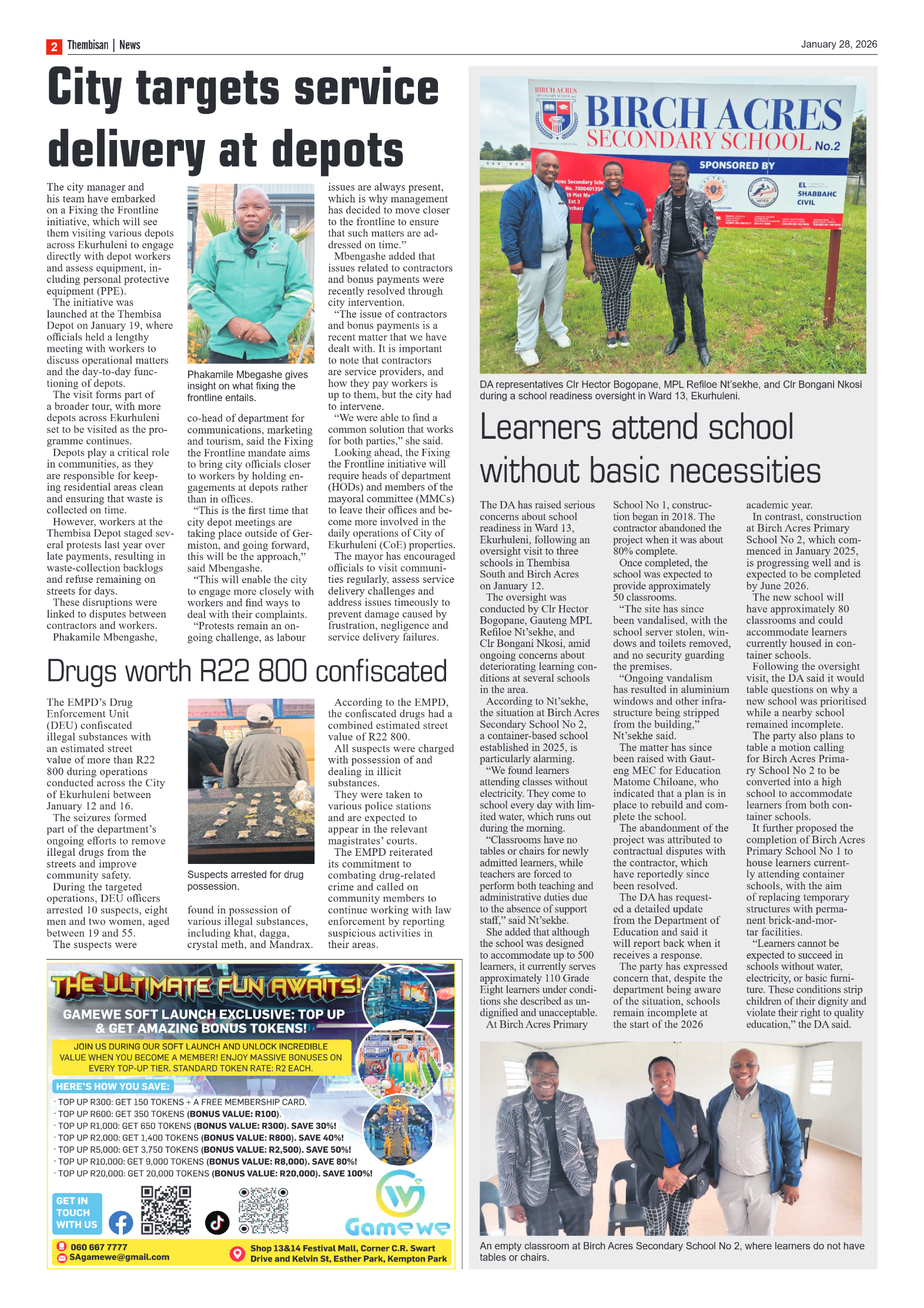 The Tembisan 28 January 2026 page 2